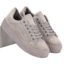 Seastar Creepers en daim gris 5