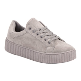 Seastar Creepers en daim gris 2