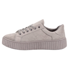 Seastar Creepers en daim gris 3