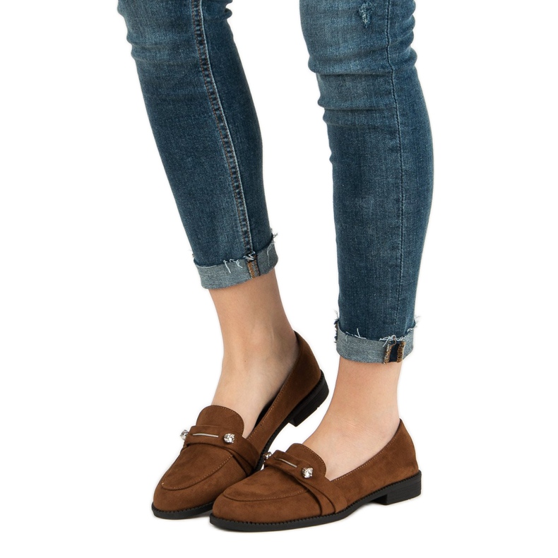 Nio Nio Mocassins camel brun 1