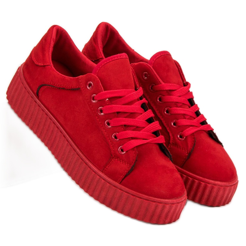 Seastar Creepers en daim rouge 2