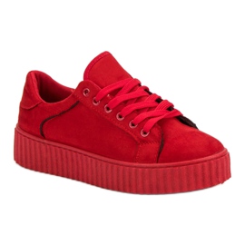 Seastar Creepers en daim rouge 5
