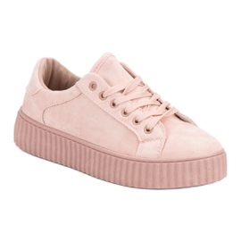Seastar Creepers en daim rose 3