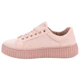 Seastar Creepers en daim rose 4