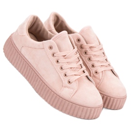 Seastar Creepers en daim rose 2