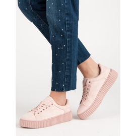 Seastar Creepers en daim rose 1