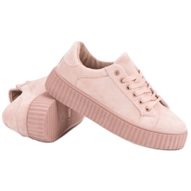 Seastar Creepers en daim rose 5