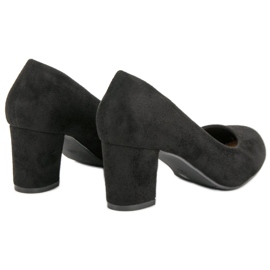 Nio Nio Escarpins en daim noir le noir 6