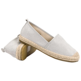 Bestelle Espadrilles en daim gris 5