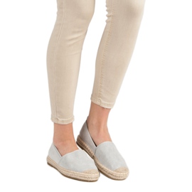 Bestelle Espadrilles en daim gris 6