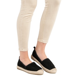 Bestelle Espadrilles en daim le noir 5