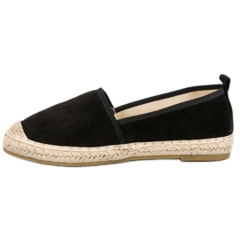 Bestelle Espadrilles en daim le noir 2