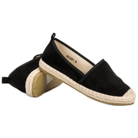 Bestelle Espadrilles en daim le noir 3