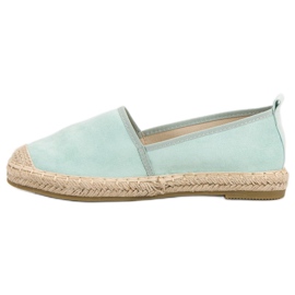 Bestelle Espadrilles en daim vert 5