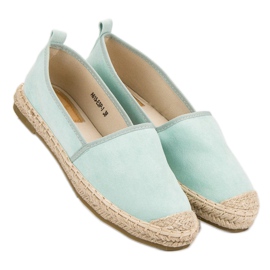 Bestelle Espadrilles en daim vert 3