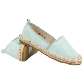 Bestelle Espadrilles en daim vert 6