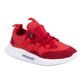 Baskets rouge clair 3