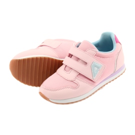 American Club Chaussures de sport fille jogging américain violet bleu rose 5