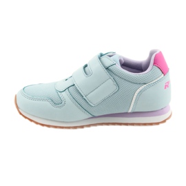 American Club Chaussures de sport fille jogging américain violet bleu rose 2