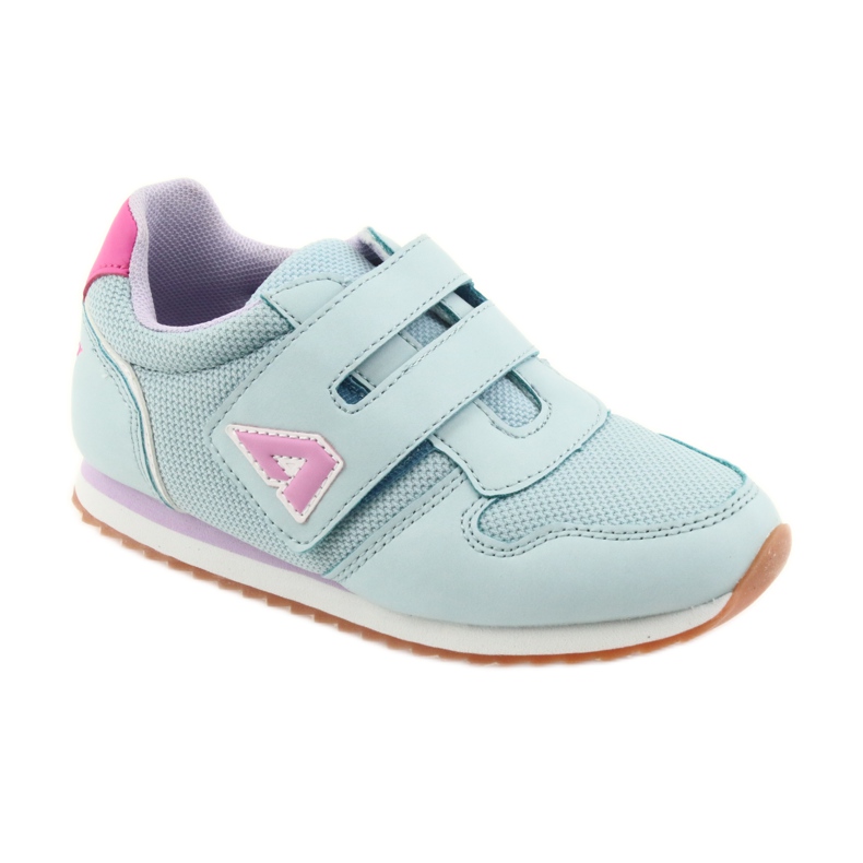 American Club Chaussures de sport fille jogging américain violet bleu rose 1