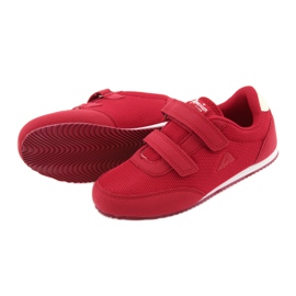 Baskets American Club rouges blanc 5