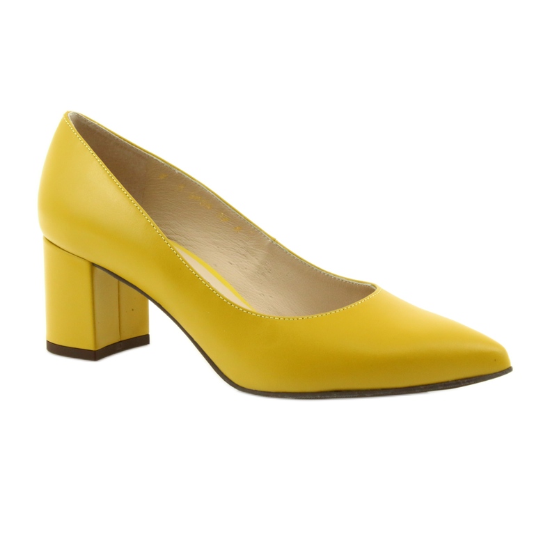 Escarpins et chaussures pour femme Anis moutarde multicolore 1 Escarpins et chaussures pour femme Anis moutarde multicolore 1