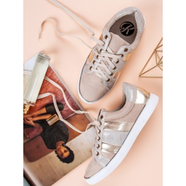 Kylie Baskets à la mode attachées brun 6
