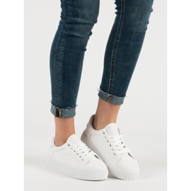 Seastar Creepers en daim blanc blanche 2