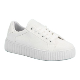 Seastar Creepers en daim blanc blanche 5