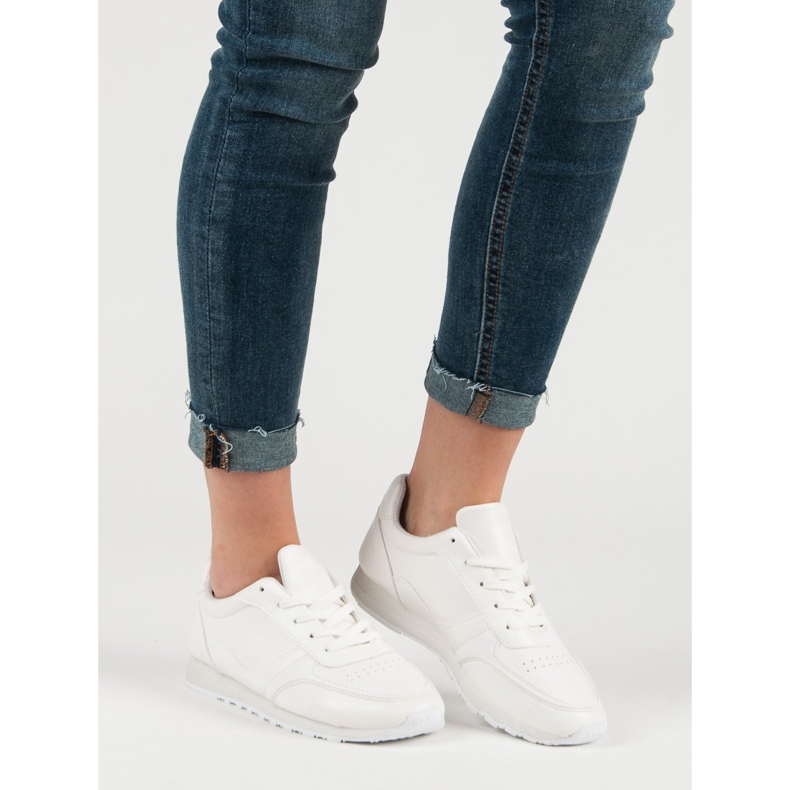 Jumex Chaussures de sport confortables blanche 2