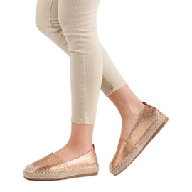Small Swan Espadrilles Brillantes jaune 4
