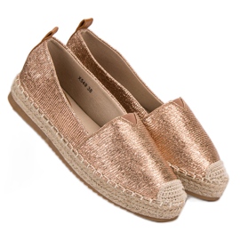 Small Swan Espadrilles Brillantes jaune 1
