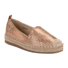 Small Swan Espadrilles Brillantes jaune 5