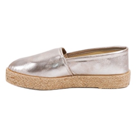 Espadrilles dorées d'or 3