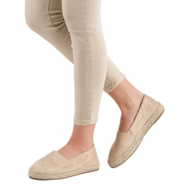 Small Swan Espadrilles en daim brun 6