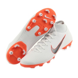 Chaussures de football Nike Mercurial Superfly 6 Academy MG M AH7362-107 blanche 5