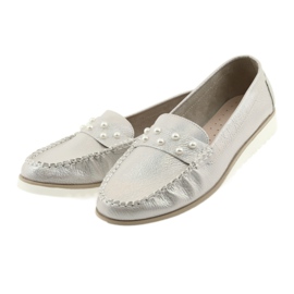 Sergio Leone Perles de perles féminines de perle beige blanc 3