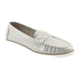 Sergio Leone Perles de perles féminines de perle beige blanche 1