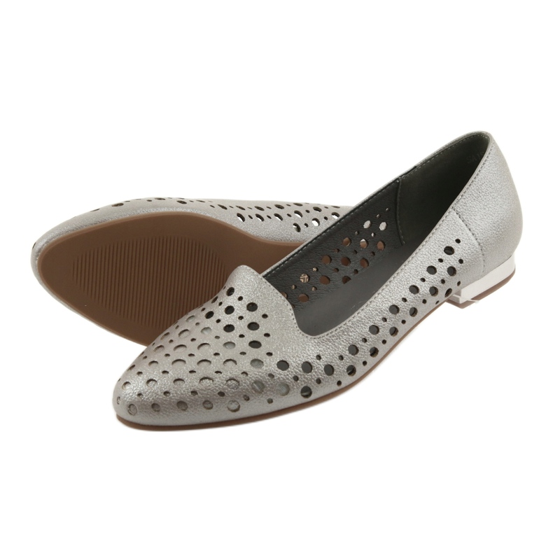 M.Daszyński Chaussures élégantes pour femmes Lordsy SA151 beige 5