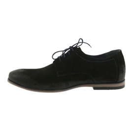 Nikopol Chaussures pour hommes en daim 1709 noir le noir 2