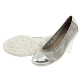 Caprice 22152 ballerines femme gris 5