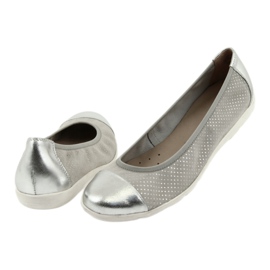 Caprice 22152 ballerines femme gris 4