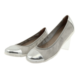 Caprice 22152 ballerines femme gris 3