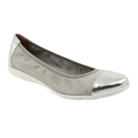Caprice 22152 ballerines femme gris 1