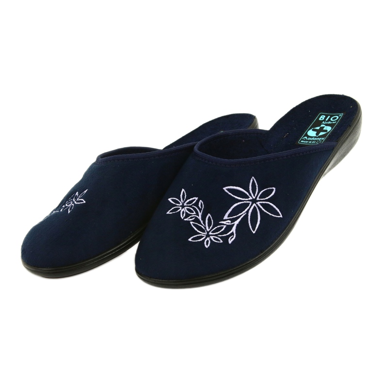 Chaussons femme Adanex 23931 bleu marine 3