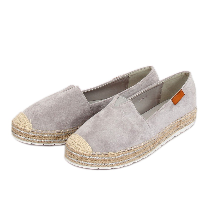 Espadrilles en daim gris RC-61 Gris 2