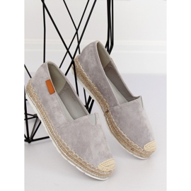 Espadrilles en daim gris RC-61 Gris 4