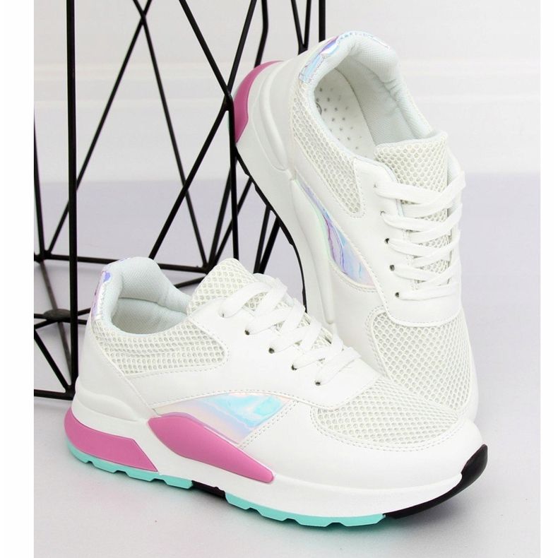 Blanc LV73P Chaussures de sport blanches 1 Blanc LV73P Chaussures de sport blanches 1