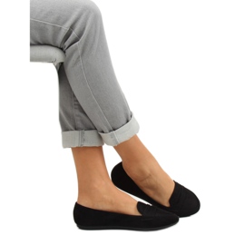 Mocassins ballerine noirs JM6655Q Negro le noir 2
