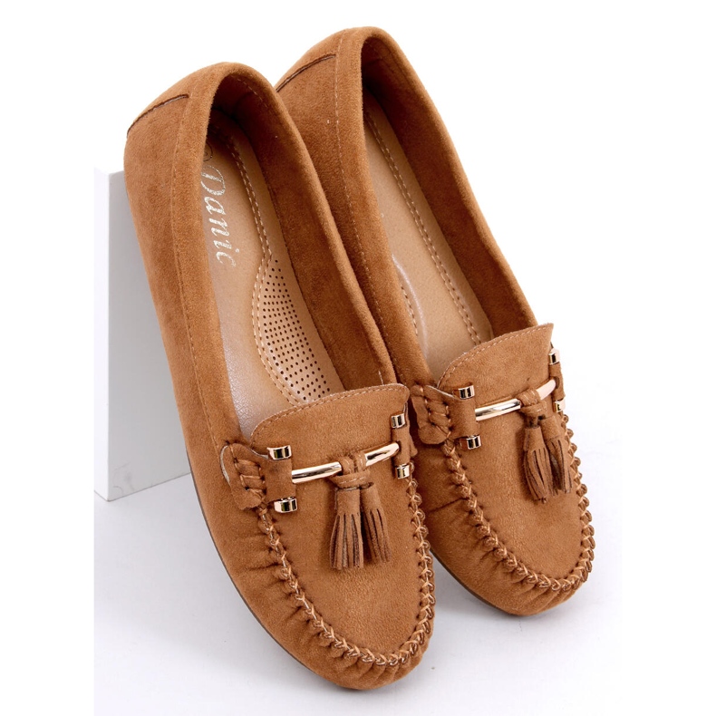 Mocassins femme camel L7183 Camel brun 2